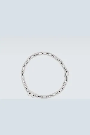 Balenciaga B Chain thin necklace