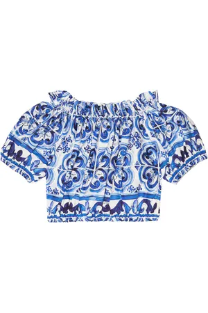 Dolce & Gabbana Printed cotton top