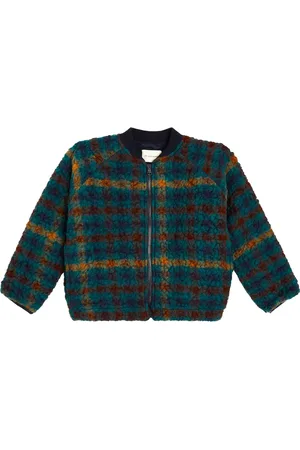 The New Society New Danny checked bomber jacket