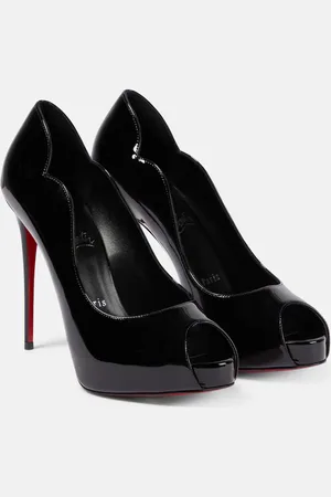 Christian Louboutin Patent leather platform pumps