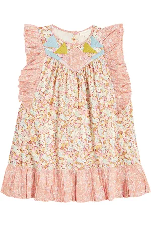 Louise Misha Jyoti ruffled floral cotton dress