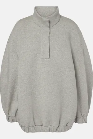DRIES VAN NOTEN Oversized cotton-blend jersey sweatshirt