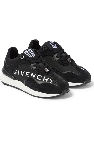 Givenchy Logo leather, suede and canvas sneakers