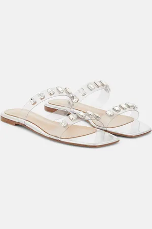 Gianvito Rossi Embellished PVC sandals