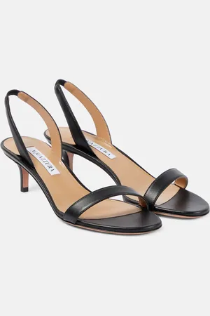 Aquazzura 50 leather sandals