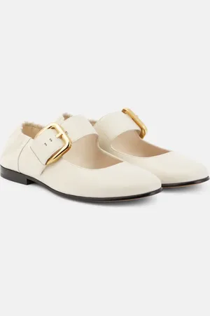 Bottega Veneta Astaire leather Mary Jane flats