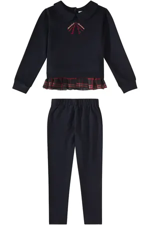 PATACHOU Cotton top and leggings set