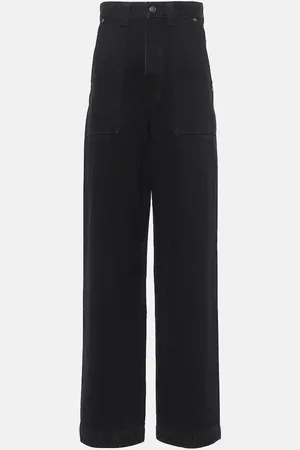 Khaite Hewitt high-rise straight jeans