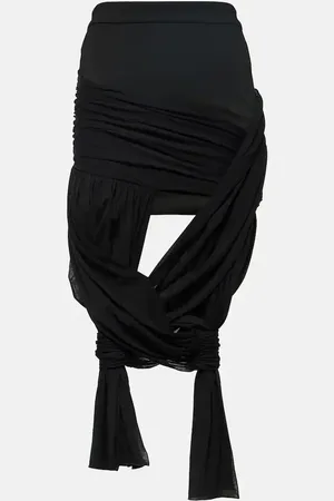 J.W.Anderson Knot-detail wrap skirt