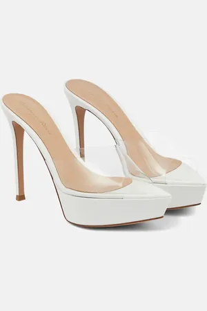 Gianvito Rossi Betty PVC and leather sandals