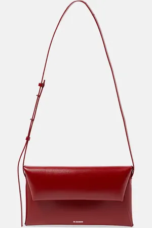 Jil Sander Folded Small leather crossbody bag