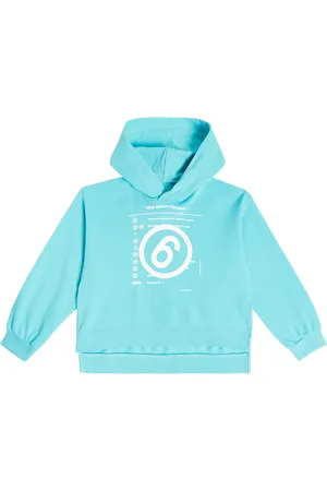 Maison Margiela Printed cotton jersey hoodie