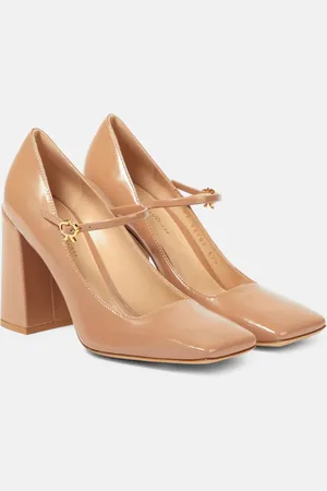 Gianvito Rossi Freeda leather pumps