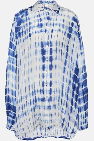 ANNA KOSTUROVA Tie-dye silk shirt