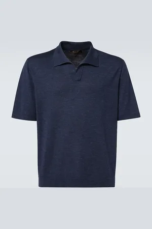 Loro Piana Cool silk, cashmere, and linen polo shirt