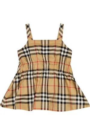 Burberry Baby Vintage Check cotton-blend dress