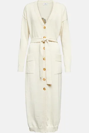 Etro Embroidered wool, linen and cotton cardigan