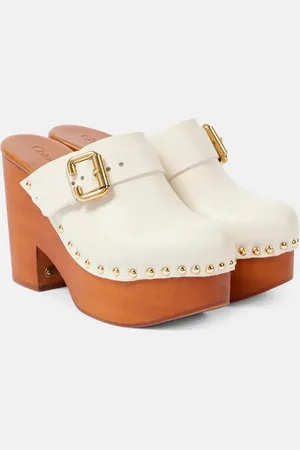 Chloé ChloÃ© Jeannette studded leather clogs