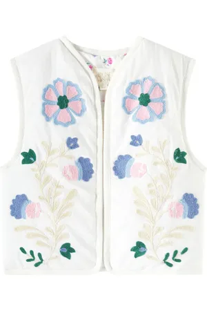 Louise Misha Andresi floral cotton voile vest