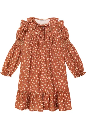 The New Society Barbara ruffled floral cotton dress