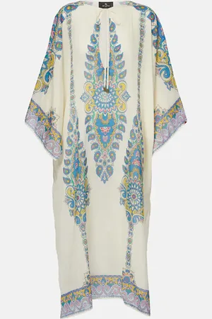 Etro Printed cotton and silk kaftan