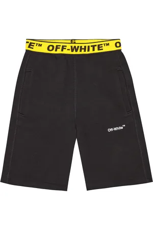 OFF-WHITE Logo cotton jersey shorts