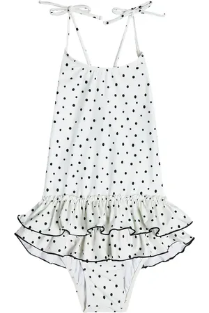 Suncracy Ruffle-trimmed swimsuit