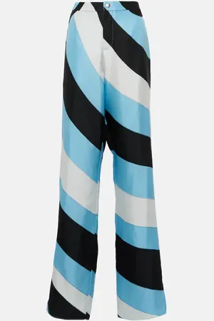 Puccini Iride silk palazzo pants