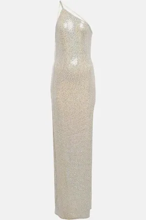 The Sei Sequined one-shoulder gown