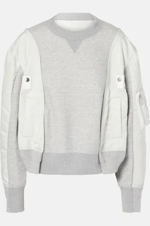 SACAI Cotton-blend sweater