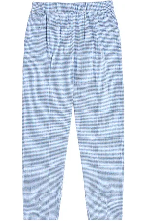Liewood Birger checked seersucker pants