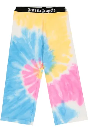 Palm Angels Tie-dye cotton jersey sweatpants