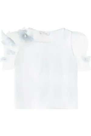 MONNALISA AppliquÃ© cotton-blend T-shirt