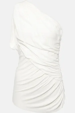 Rick Owens Lilies Amira draped jersey top