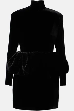 Ilkyaz Ozel Catroux peplum silk minidress