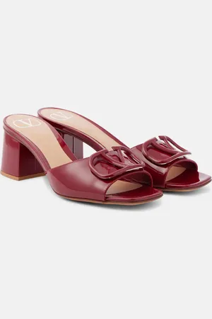 VALENTINO GARAVANI VLogo Signature patent leather mules