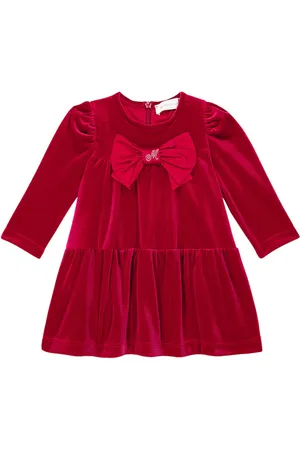 MONNALISA Baby velvet dress
