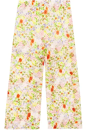 PAADE Floral cotton and silk pants