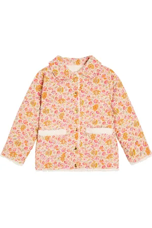 Louise Misha Dalila floral corduroy coat