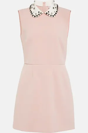 RED Valentino Embellished cady minidress