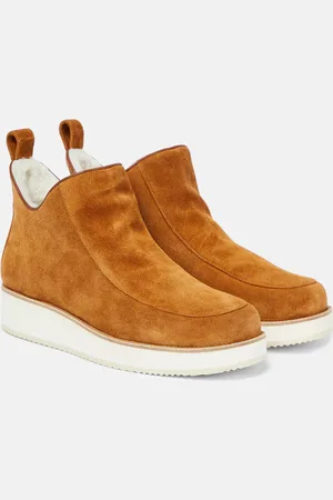 GABRIELA HEARST Harry shearling-lined suede ankle boots