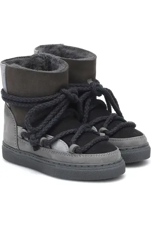INUIKII Suede and leather sneakers