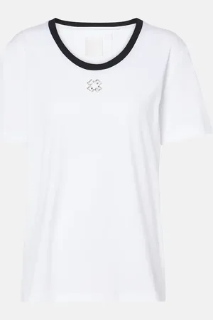 Givenchy 4G crystal-embellished cotton jersey T-shirt