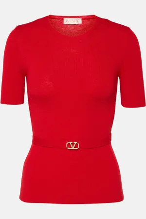 VALENTINO VLogo Signature virgin wool top