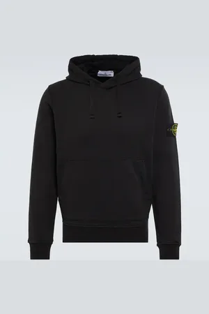 Stone Island Compass cotton jersey hoodie