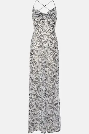 Bananhot Sahara zebra-print maxi dress