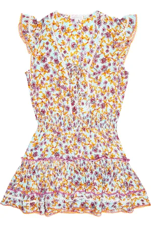 POUPETTE ST BARTH Ruffled floral dress