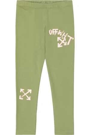 OFF-WHITE Printed jersey leggings