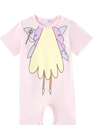 Stella McCartney Baby printed cotton playsuit