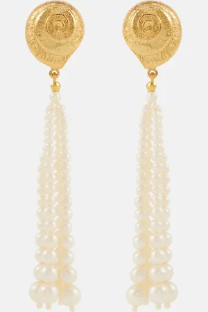 Jennifer Behr Marcelline faux pearl drop earrings
